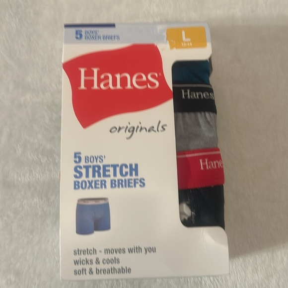 Hanes Boys Stretch Boxer Briefs - Picture 2 of 7
